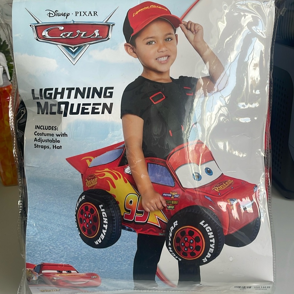 Brand new lighting McQueen toddler costume